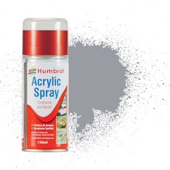 Humbrol AD6064 Spray grigio chiaro opaco acrilico - spray 150 ml.