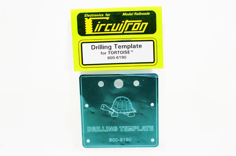 Circuitron 800-6190 'TORTOISE' - Dima di foratura e montaggio