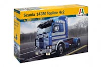 Italeri 3910 SCANIA 143M TOPLINE 4x2 in kit di montaggio in plastica, Scala 1/24