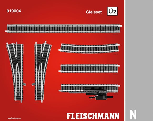 Fleischmann 919004 Track Set Ü2, passing track 2