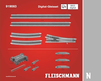Fleischmann 919083 DCC digital, Track Set Ü1