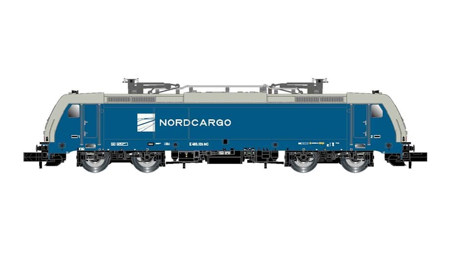 Arnold HN2446 FS Locomotiva elettrica E 483, livrea ''Nord Cargo'', ep. VI - Scala N