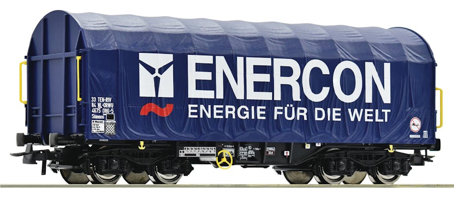 Roco 76448 Carro merci telone scorrevole ''Enercon'', ep. VI