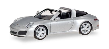 Herpa 038904 Porsche 911 Targa 4S, rhodium silver metallic