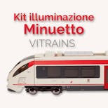 Almrose 2-21123/S Kit illuminazione per Minuetto Vitrains, con altoparlante