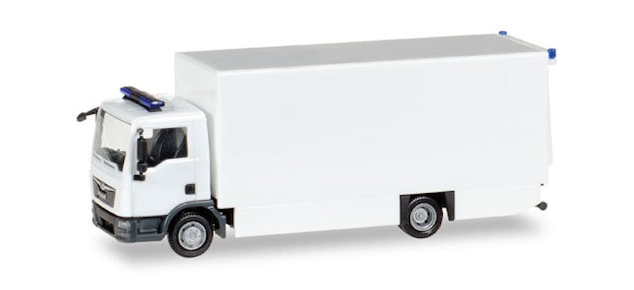 Herpa 013123 Herpa MiniKit: MAN TGL box truck, white / unprinted