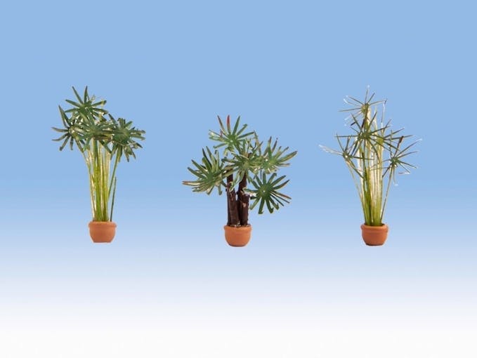 Noch 14024 Palme in vaso, confezione 3 pz.