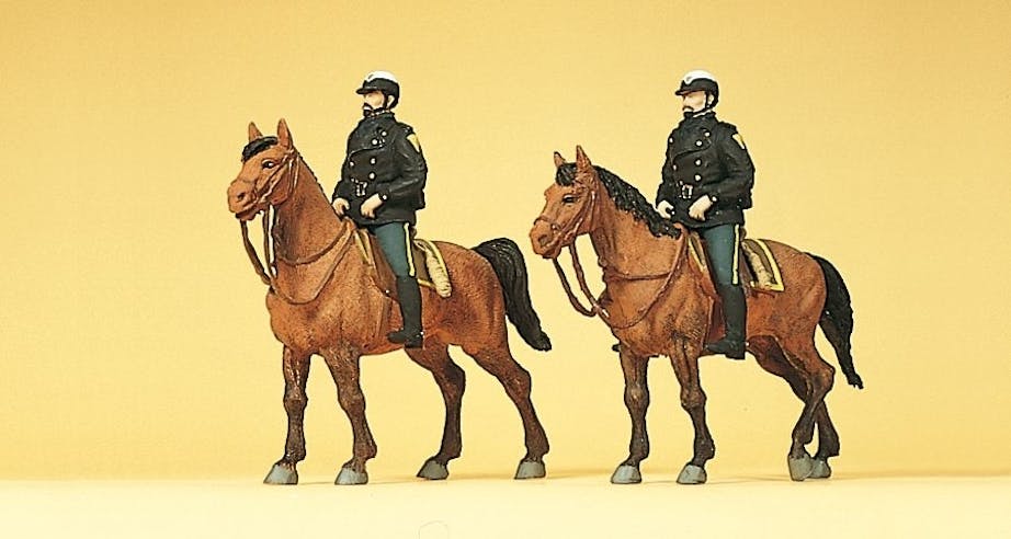 Preiser 10397 Poliziotti USA a cavallo
