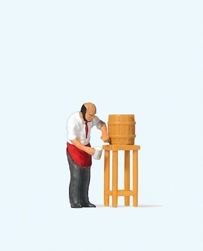 Preiser 28192 Uomo che spilla la birra