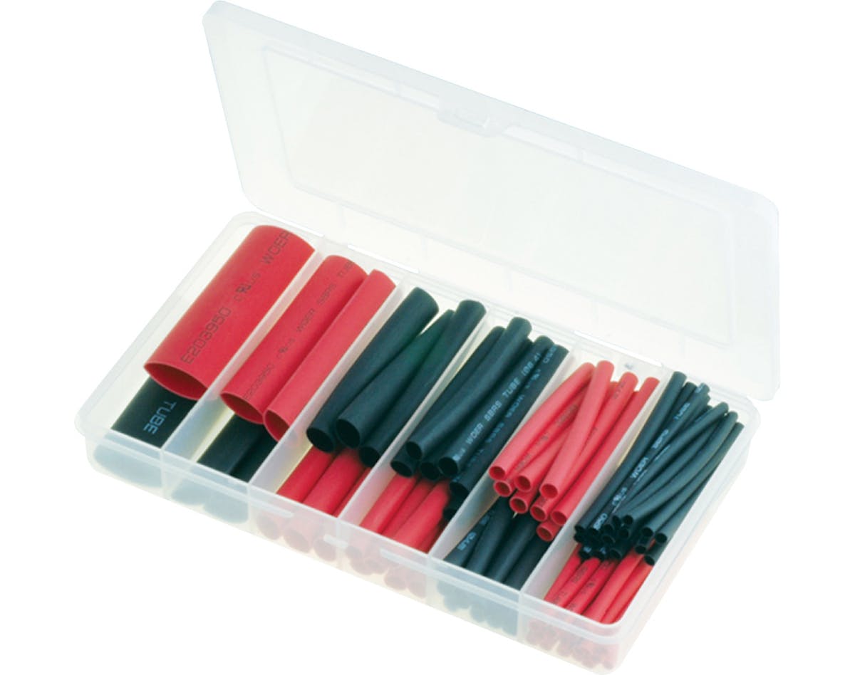 Tubi Termoretraibili SeKi 1.5-13mm Tubo Termoretraibile Nero Assortito - 80 Pezzi In 5 Misure (1,5mm A 13mm), Nuovo Tubo Schiuma