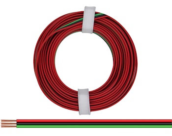 DONAU Elektronik 318-014 Cavo elettrico a triplo conduttore 0,14 mm² / 5 m rosso-nero-verde