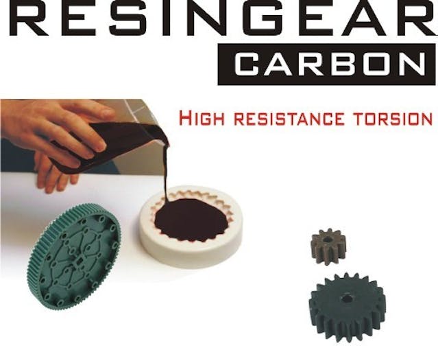 Prochima FE101RCG250 RESINGEAR CARBON Resina speciale per stampaggio ingranaggi simile al carbonio, 250 gr A+B