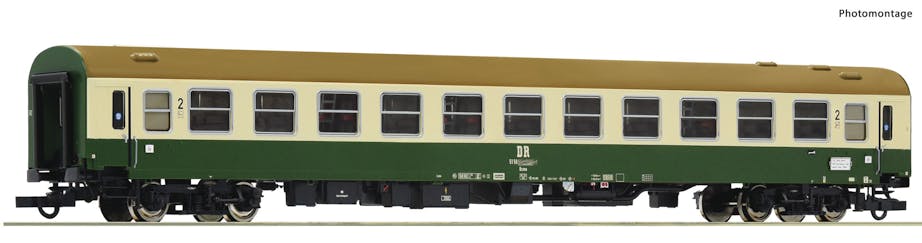 Roco 74804 DR carrozza a cuccette per treni rapidi di 2 cl. ep.IV