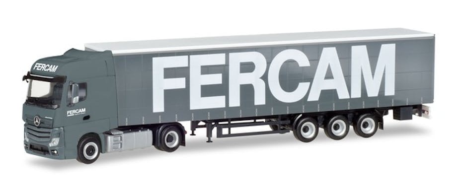 Herpa 309486 Trattore stradale Mercedes-Benz Actros Bigspace con trailer 'FERCAM'