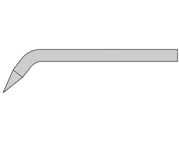 DONAU Elektronik GS366 Punta a matita angolata per saldatore, serie Loglife diametro codolo 4 mm.