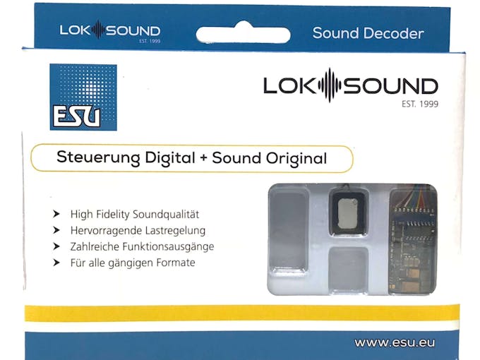 Esu Electronic 58410 LokSound 5 Decoder DCC Sound 8 pin NEM 652
