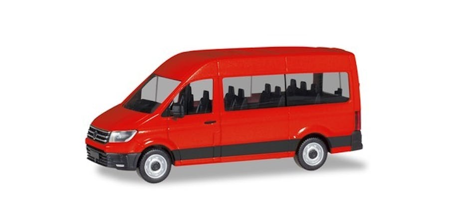 Herpa 94252  VW Crafter Bus high Roof, red