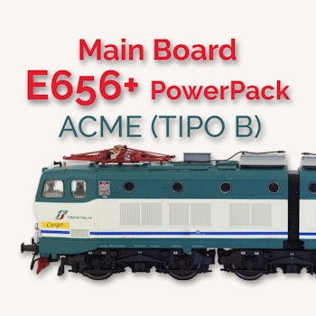 Almrose 04-30133S Main board per ACME E656 + Power Pack (Tipo B) con speaker