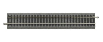 Piko 55406 Binario dritto G231 predisposto per connessione elettrica cod. 100 con massicciata, lunghezza 231 mm