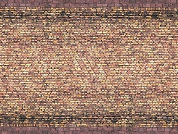 Noch 56605 Muro in mattoni 25 x 12,5 cm