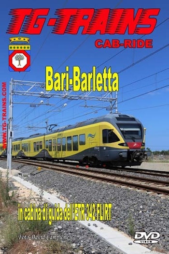 TG-Trains BARIBARDVD Bari-Barletta in cabina di guida delll’ETR 342 Flirt