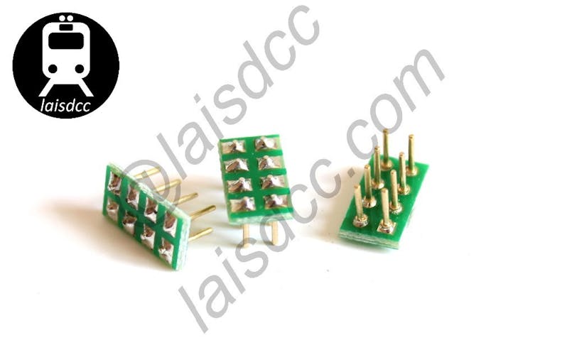 LaisDcc 860006 Connettore maschio ad 8 pin NEM652 pz.1