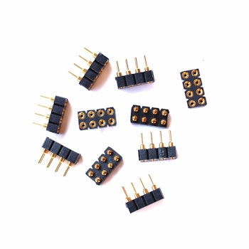 LaisDcc 860023 Presa ad 8 pin NEM 652 da saldare su pcb, pz.1