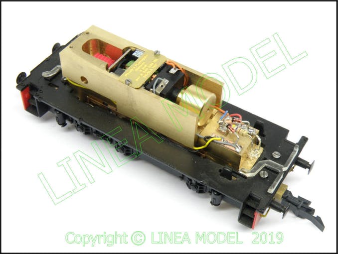 Lineamodel LM1940MTF Motorizzazione per FS D.245 Rivarossi, telaio in fresatura cnc dal pieno. Kit di montaggio