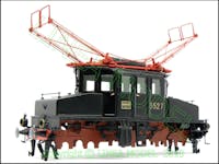 Lineamodel LM18E550 Kit di montaggio Locomotiva Trifase FS E 550 0527 in Livrea Nero - Rosso interamente realizzato con fotoincisioni e microfusioni di ottone e argento