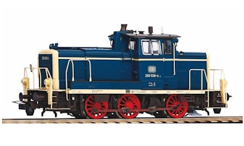 Piko 55900 DB Locomotiva diesel BR 260 DB blu-beige IV + ep.IV DCC Sound e ganci a comando digitale