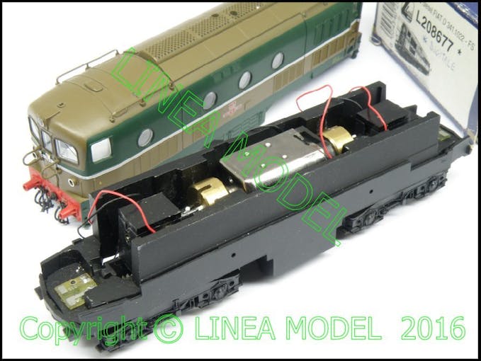 Lineamodel LM1907341 Motore per FS D 341 LIMA e RR FS Diesel D 341 FS cardanici