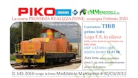 Piko 55908 FS locomotiva diesel D.145 2016 dep. loc. Catania ep. V - DCC Sound e ganci digitali