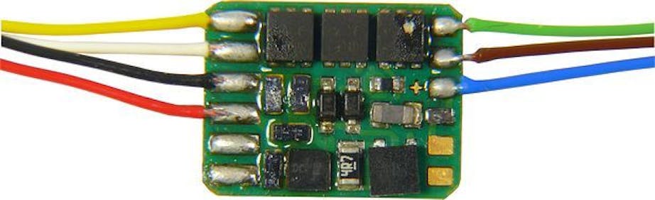 Zimo MX671R MX671R Decoder micro per funzioni MX671R con cavi e connettore 8 pin