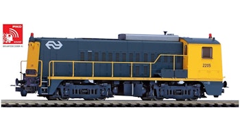 Piko 55902-2 NS locomotiva diesel RH2200 DCC Sound con ganci digitali e lampeggianti funzionali, ep. IV
