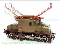 Lineamodel 18E55030 Kit di montaggio Locomotiva Trifase FS E550 030 in Livrea Castano e isabella