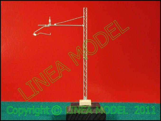 Lineamodel LM1030-31 Pali FS tipo LS con braccio tipo 1970 poligonazione esterna ed interna, 10 pz. in kit di montaggio