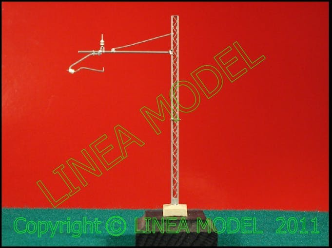 Lineamodel LM1030-31 Pali FS tipo LS con braccio tipo 1970 poligonazione esterna ed interna, 10 pz. in kit di montaggio