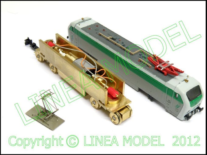 Lineamodel LMN59402B Motorizzazione per E402B Scala N 1/160 per carrozzeria Del Prado non inclusa