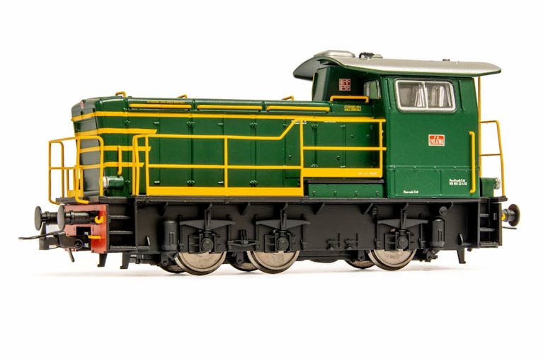 Rivarossi HR2793 FS D245 locomotiva diesel livrea verde con corrimani antinfortunistici ep.V
