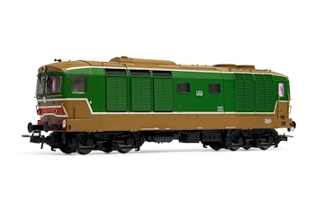 Lima Expert HL2650 FS D.445 locomotiva diesel di 1a serie livrea di origine verde/isabella ep.IV-V