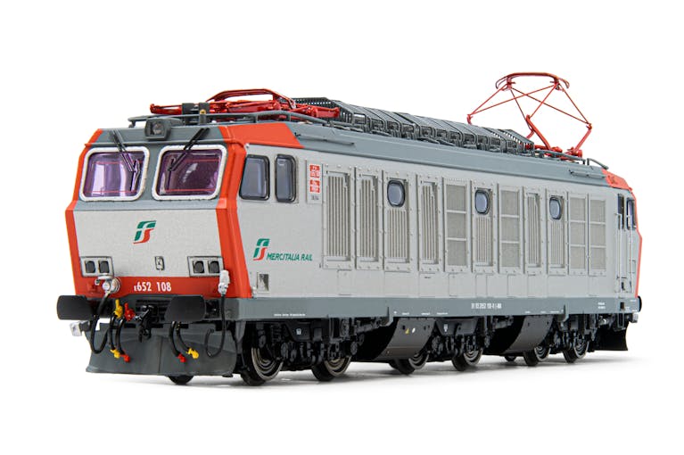 Rivarossi HR2797 FS locomotiva elettrica E.652 108 livrea ''FS MERCITALIA'', ep.VI Dep. Loc. Milano Smistamento
