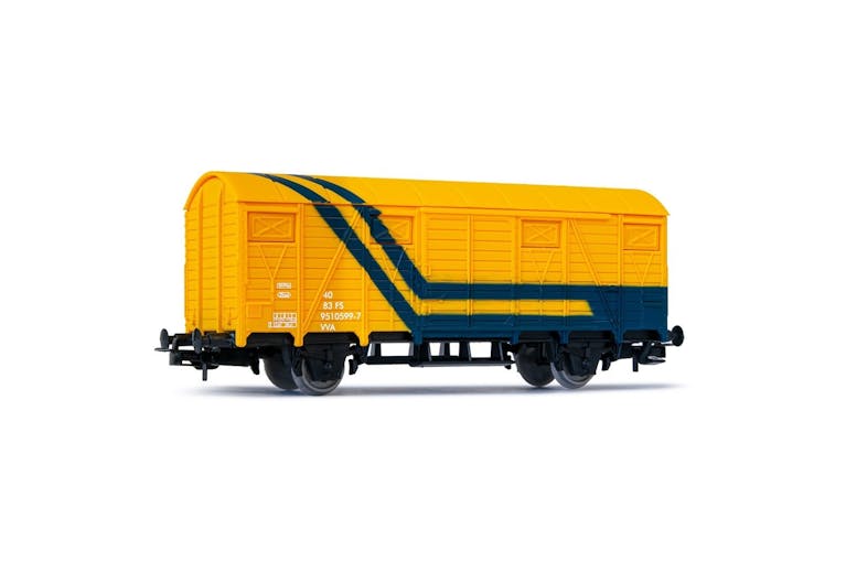 Lima HL6114 FS carro Chiuso VVa, per Treno Soccorso, livrea giallo/blu