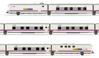 Electrotren E3284 RENFE Talgo hotel train ''Elipsos'', composto da 6 carrozze, ep. IV-V