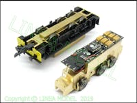 Lineamodel LM1940.2MT Motorizzazione per FS D.245 Rivarossi, telaio in fresatura cnc dal pieno con motore Maxon e pcp Almrose . Kit di montaggio