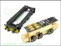 Lineamodel LM1940.2MT Motorizzazione per FS D.245 Rivarossi, telaio in fresatura cnc dal pieno con motore Maxon e pcp Almrose . Kit di montaggio