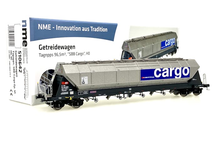NME 510642 SBB Cargo carro tramoggia tipo Tagnpps 96,5 m3 ep. VI