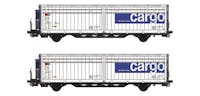 Mabar Tren 86511 SBB Cargo set 2 carri Hbbills-uy, ep. VI - Scala N