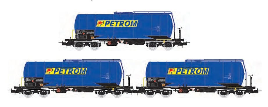 AF Models 76653 Set tre carri cisterna Zas ''PETROM'' ep.V