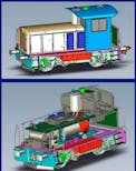 Mabar Tren 81522S SBB locomotiva diesel da manovra TmIV 232 ep.VI - DCC Sound e gancio digitale Roco