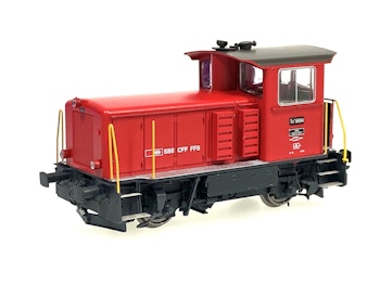 Mabar Tren 81524S SBB locomotiva diesel da manovra TmIV 232 ep.IV-V - DCC Sound e gancio digitale Roco